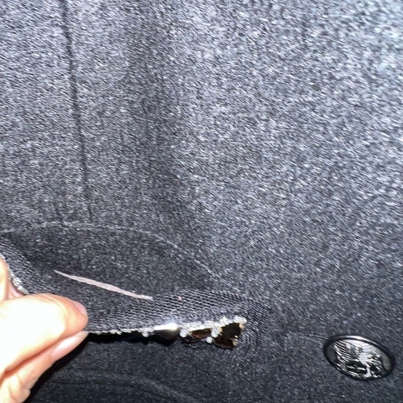 LOFT Ann Taylor Embellished Double Breasted Wool Blazer - Picture 3 of 6